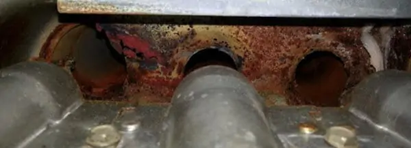 Potentially Damaged Heat Exchanger
